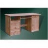 Biurko drewniane z szufladami i drzwiczkami 14314 - Zdjęcie 1
