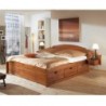 Łóżko drewniane Sofia z szufladami na prowadnicy - Zdjęcie 1