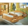 Łóżko drewniane Sofia z szufladami na prowadnicy - Zdjęcie 2