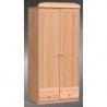 Szafa drewniana z szufladami 2D sosnowa z serii 22 - Zdjęcie 1