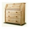 Sekretarzyk drewniany z szufladami - Zdjęcie 1