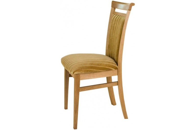 Krzesło dębowe tapicerowane dąb naturalny Kolekcja Sandra