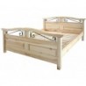 Łóżko drewniane styl Prowansalski - Zdjęcie 4
