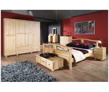 Łóżko drewniane styl Prowansalski