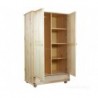 Szafa 100 drewniana 2D z półkami i szufladą Classic - Zdjęcie 2