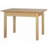 Stół rozsuwany drewniany blat 120/168 x 75 - Zdjęcie 3