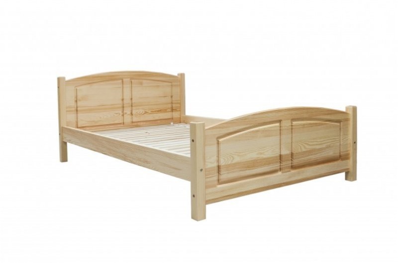 Łóżko drewniane Omega wysokie szczyty