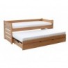 Łóżko For 2 Plus bukowe podwójne spanie z pojemnikiem na pościel - Zdjęcie 5