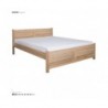 Bukowe podwójne łóżko do sypialni LK 109 - Zdjęcie 4