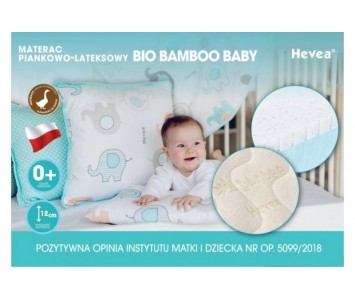 Materac piankowo-lateksowy Baby Bio Bamboo