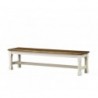 Drewniana solidna ławka bez oparcia Monaco - Zdjęcie 2