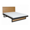 Łóżko dębowe sypialniane z metalem LK 370 Kolekcja Metal - Zdjęcie 1