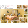 Dębowe łóżko do sypialni 026 dąb naturalny Kolekcja Sandra - Zdjęcie 6