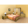 Dębowe łóżko do sypialni 026 dąb naturalny Kolekcja Sandra - Zdjęcie 3