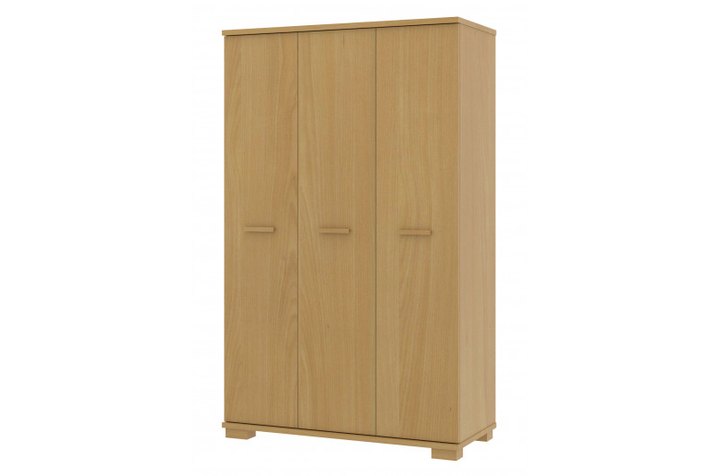 Szafa drewniana 3 drzwiowa z półkami 0426 Orfeusz