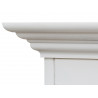 Komoda drewniana przeszklona Belluno Elegante biała 3D - Zdjęcie 3