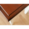 Stolik drewniany z półką Belluno Elegante Biały/Orzech - Zdjęcie 3