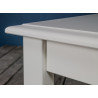 Stolik drewniany z półką Belluno Elegante Biały - Zdjęcie 7