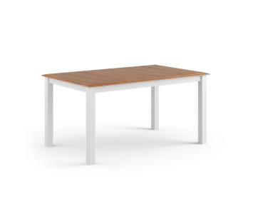 Stół drewniany rozsuwany Belluno Elegante Biały/Dąb