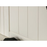 Wieszak panel do przedpokoju wąski drewniany Belluno Elegante Biały - Zdjęcie 3