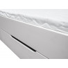 Łóżko drewniane z szufladą Belluno Elegante Białe - Zdjęcie 14