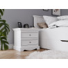 Łóżko drewniane z szufladą Belluno Elegante Białe - Zdjęcie 4