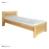 Łóżko z drewna bukowego pojedyncze LK 161 - Zdjęcie 1