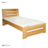 Łóżko z drewna bukowego pojedyncze LK 182 - Zdjęcie 1