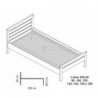Łóżko drewniane brzozowe Solid I - Zdjęcie 3