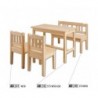 Krzesełko drewniane dziecięce - Zdjęcie 2