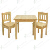 Krzesełko drewniane dziecięce - Zdjęcie 3