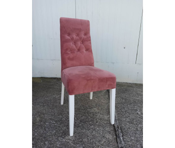 Krzesło tapicerowane siedzisko na sprężynach