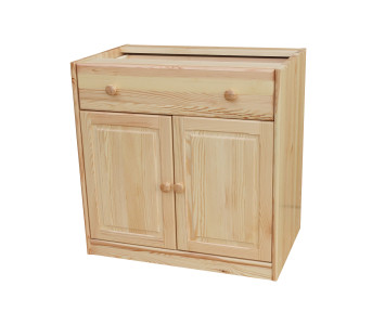 Szafka kuchenna 80 drewniana stojąca z szufladą 1S/2D