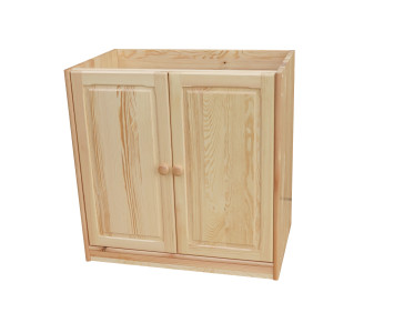Szafka kuchenna drewniana stojąca z półką 80/2D