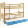 Łóżko piętrowe drewniane z materacami i szufladą CARINO 2 - Zdjęcie 19