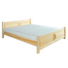 Łóżko drewniane Beta wysokie szczyty na prosto - Zdjęcie 1