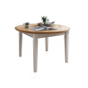 Stół dębowy okrągły Kolekcja GK 622 Meble Prowansalskie z litego drewna - Zdjęcie 1
