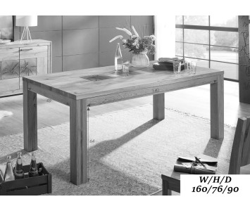 Stół dębowy I niezrozkładany 160x90 Kolekcja z litego drewna WZ 315