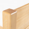 Łóżko drewniane Korfu styl Prowansalski niski szczyt - Zdjęcie 5