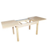 Stół rozsuwany drewniany blat 120/168 x 75 - Zdjęcie 5