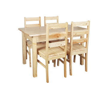 Stół rozsuwany drewniany blat 120/168 x 75