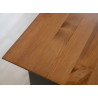 Stolik drewniany z półką Belluno Elegante Grafit/Sosna Piasek - Zdjęcie 2