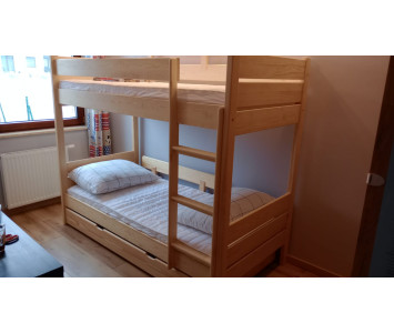 Łóżko drewniane piętrowe model nr 8