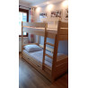 Łóżko drewniane piętrowe model nr 8 - Zdjęcie 1