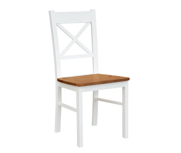 Krzesło drewniane iks bukowe KT 22 Belluno Elegante Białe